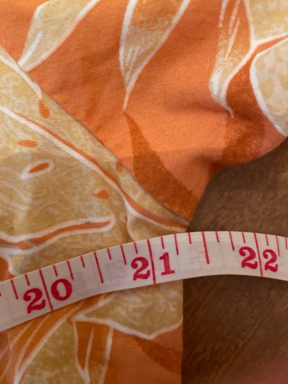 Aloha Republic Tropical Orange & Cream Hawaiian Button-Up Shirt - Picture 3 of 3